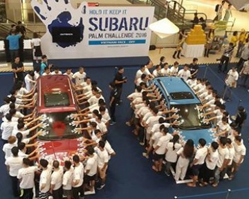 Subaru Palmchallenge - Đặt tay rinh Subaru XV